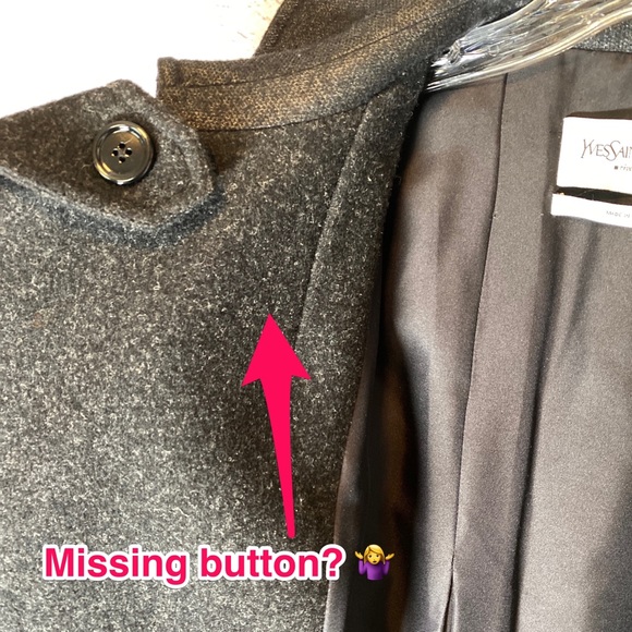 Authentic YSL Vintage Wool Trench Coat - Picture 13 of 13